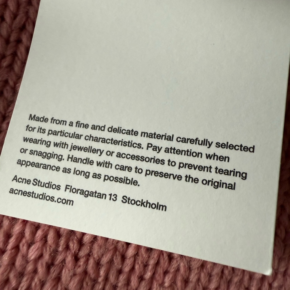Acne Pink Cowl Turtleneck Sweater - Picture 8 of 10